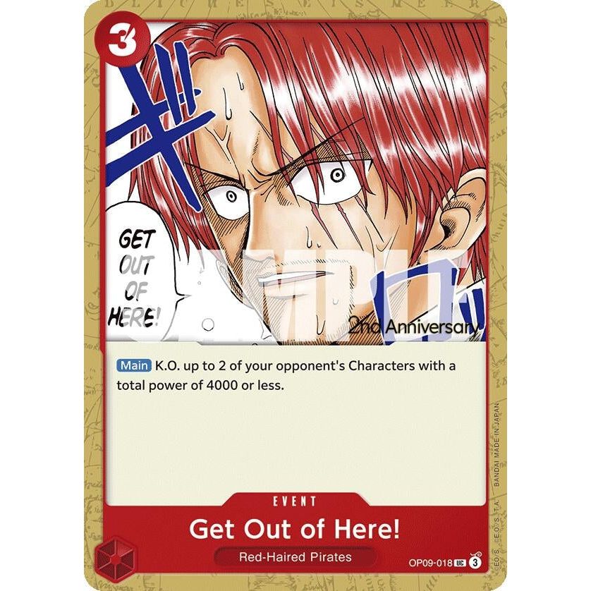 Image for Get Out of Here! (OP09-018) (OP09 ANN) - One Piece Card Game