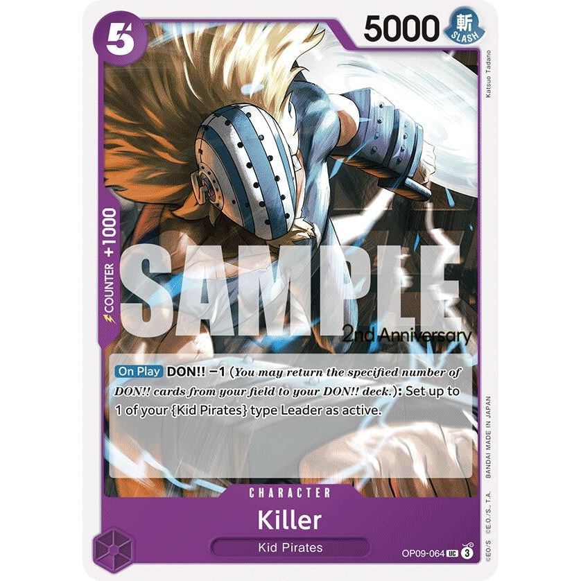 Image for Killer (OP09-064) (OP09 ANN) - One Piece Card Game