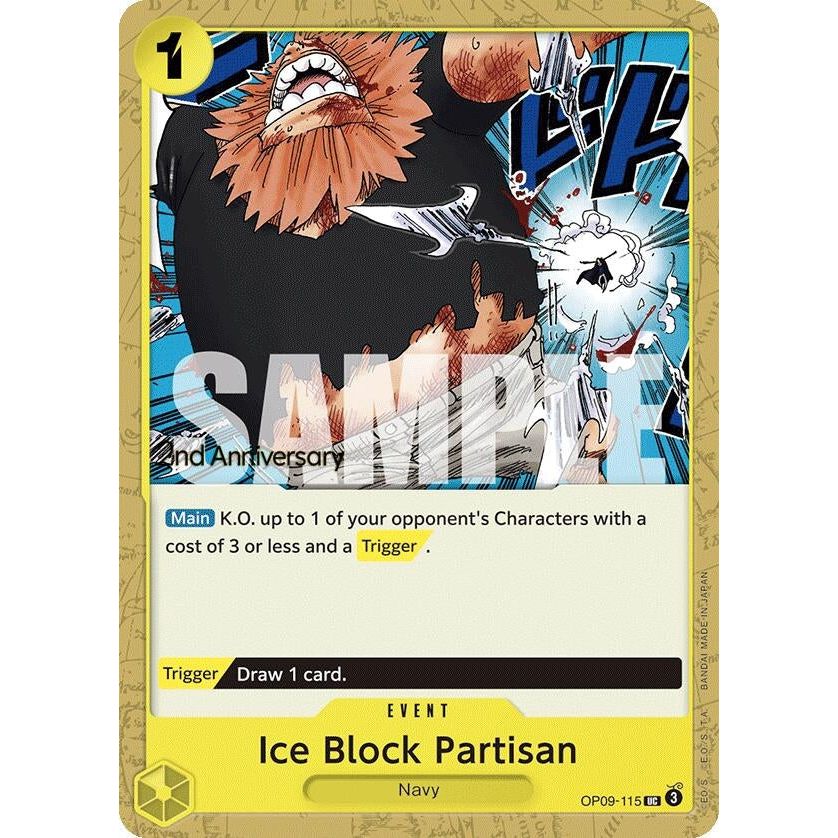 Image for Ice Block Partisan (OP09-115) (OP09 ANN) - One Piece Card Game