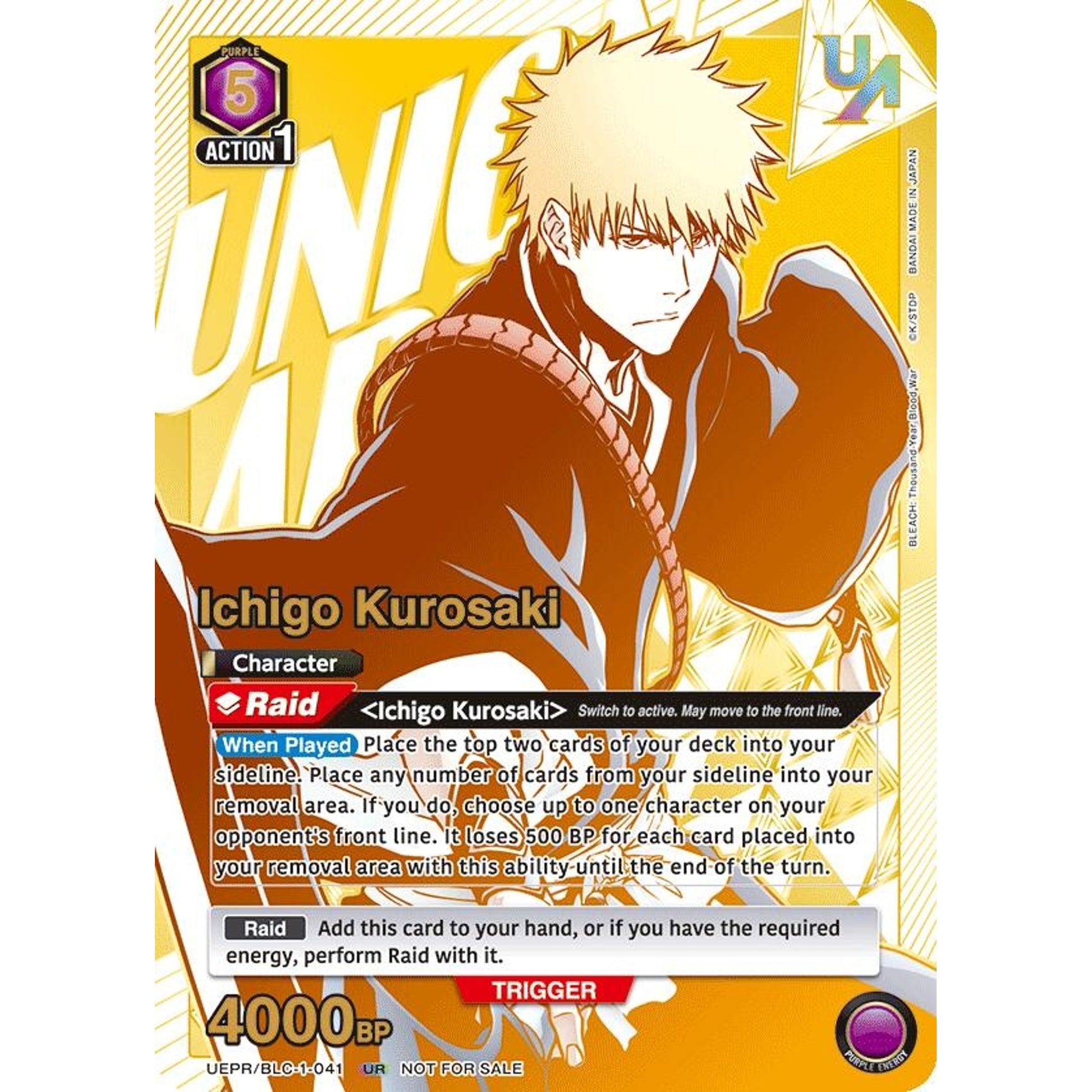 Image for Ichigo Kurosaki (041) (UEPR/BLC-1-041) (UEPR) - Union Arena