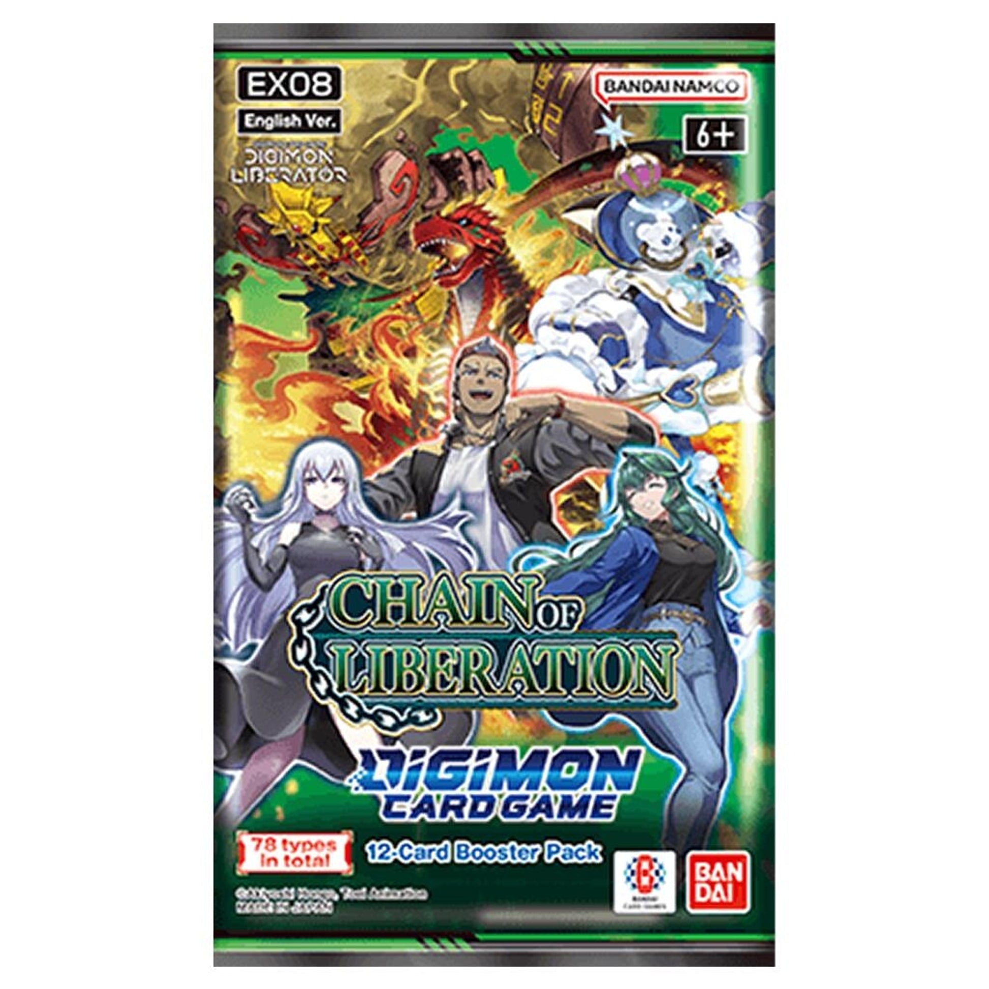 Image for Chain of Liberation Booster Pack - Digimon Card Game