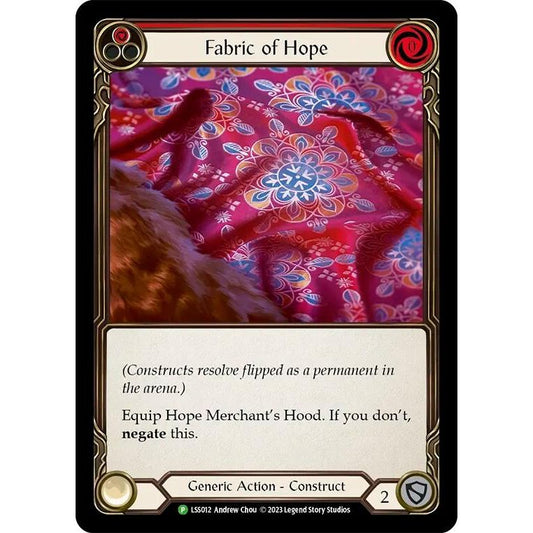 Image for Fabric of Hope // Hope Merchant's Hood - LSS012 (LSS012) (PR) - Flesh and Blood TCG