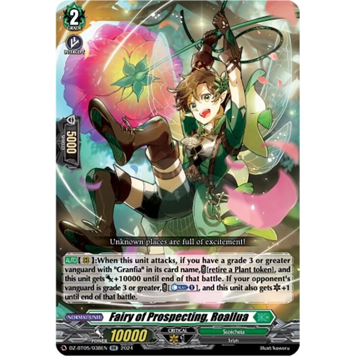Image for Fairy of Prospecting, Roallua (DZ-BT05/038EN) (DZ-BT05) - Cardfight Vanguard