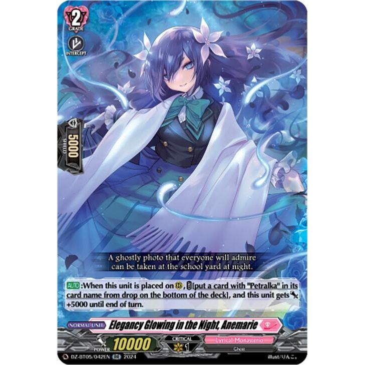 Image for Elegancy Glowing in the Night, Anemarie (DZ-BT05/042EN) (DZ-BT05) - Cardfight Vanguard
