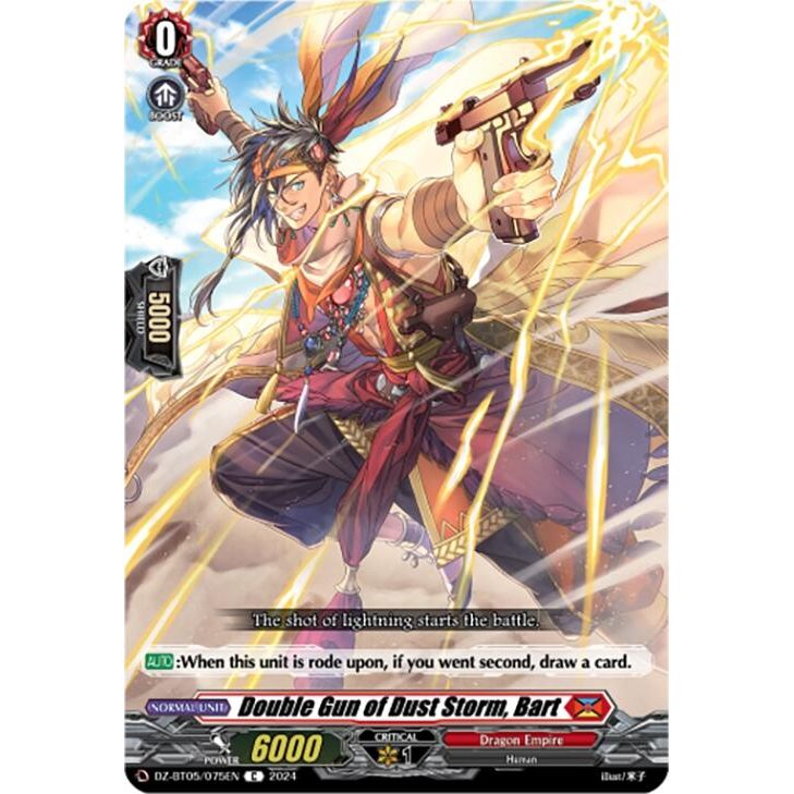 Image for Double Gun of Dust Storm, Bart (DZ-BT05/075EN) (DZ-BT05) - Cardfight Vanguard