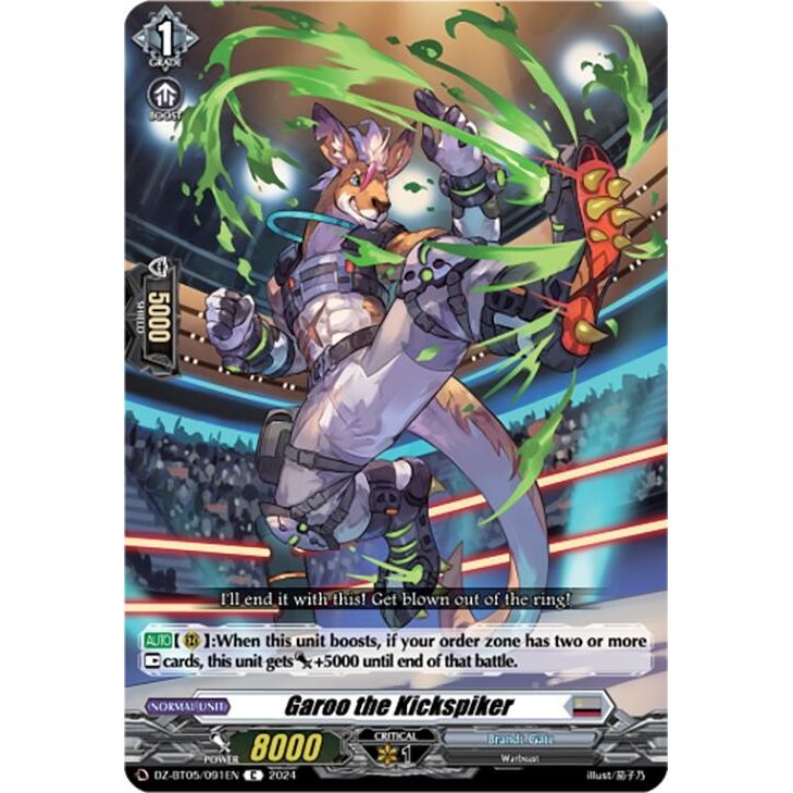 Image for Garoo the Kickspiker (DZ-BT05/091EN) (DZ-BT05) - Cardfight Vanguard