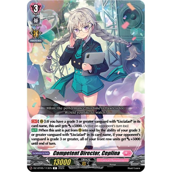 Image for Competent Director, Ceplina (DZ-BT05/113EN) (DZ-BT05) - Cardfight Vanguard