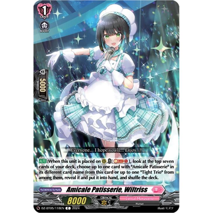 Image for Amicale Patisserie, Wiltriss (DZ-BT05/118EN) (DZ-BT05) - Cardfight Vanguard