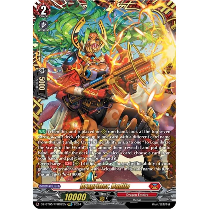 Image for Dragritter, Badiia (FFR) (DZ-BT05/FFR02EN) (DZ-BT05) - Cardfight Vanguard