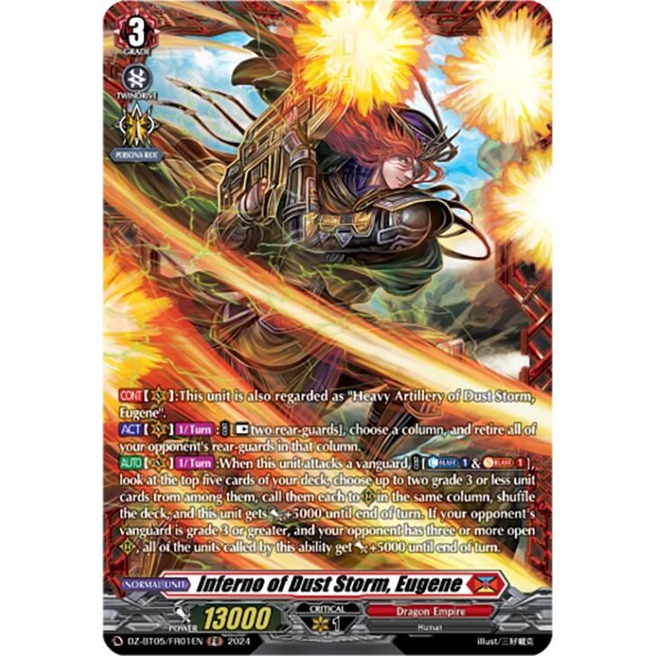 Image for Inferno of Dust Storm, Eugene (FR) (DZ-BT05/FR01EN) (DZ-BT05) - Cardfight Vanguard