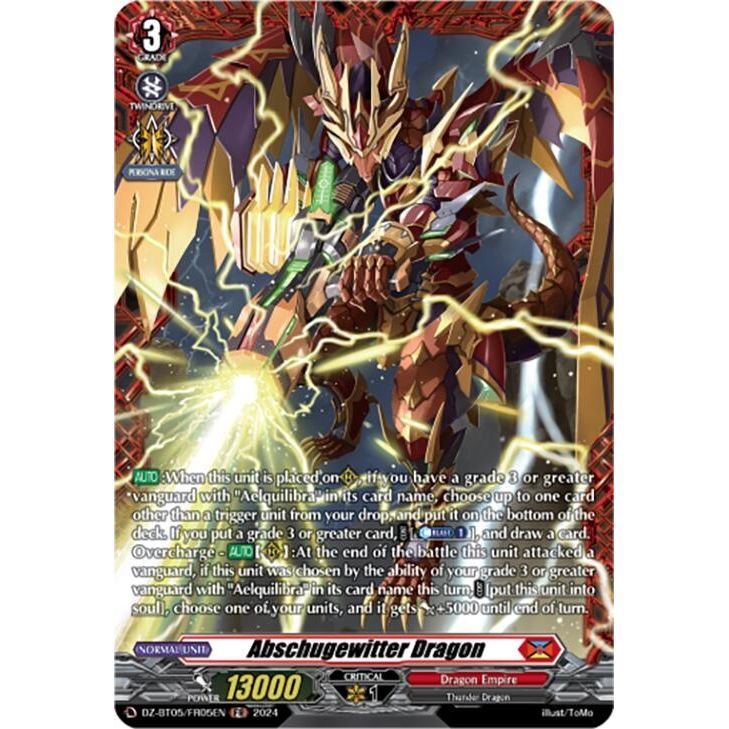 Image for Abschugewitter Dragon (FR) (DZ-BT05/FR05EN) (DZ-BT05) - Cardfight Vanguard