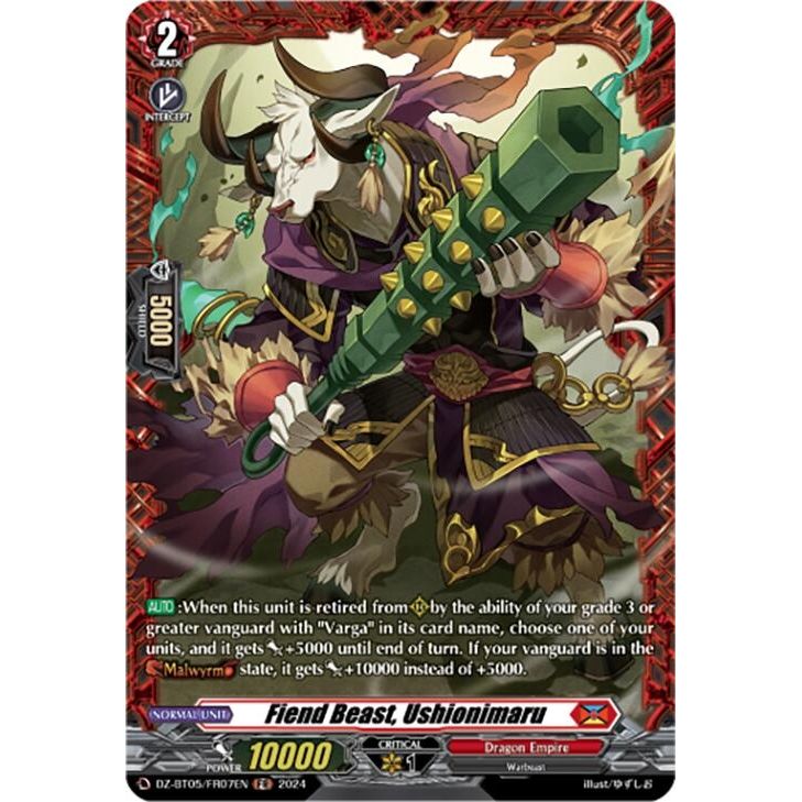 Image for Fiend Beast, Ushionimaru (FR) (DZ-BT05/FR07EN) (DZ-BT05) - Cardfight Vanguard