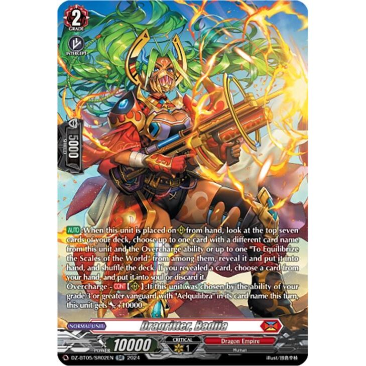 Image for Dragritter, Badiia (SR) (DZ-BT05/SR02EN) (DZ-BT05) - Cardfight Vanguard
