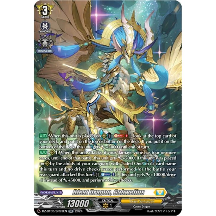 Image for Blest Dragon, Gabwelius (SR) (DZ-BT05/SR23EN) (DZ-BT05) - Cardfight Vanguard