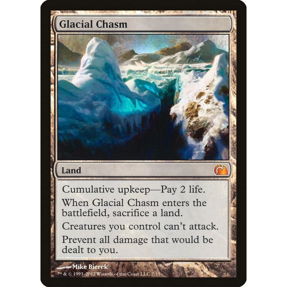 Image for Glacial Chasm (7) (V12) - Magic: The Gathering