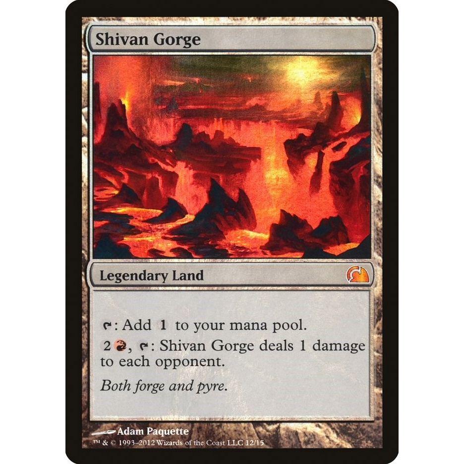 Image for Shivan Gorge (12) (V12) - Magic: The Gathering