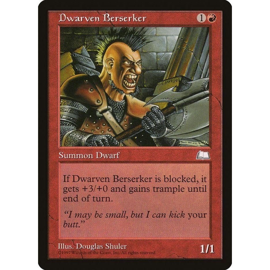 Image for Dwarven Berserker (WTH) - Magic: The Gathering