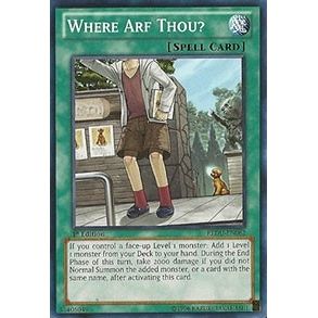 Image for Where Arf Thou? (REDU-EN062) (REDU) - YuGiOh