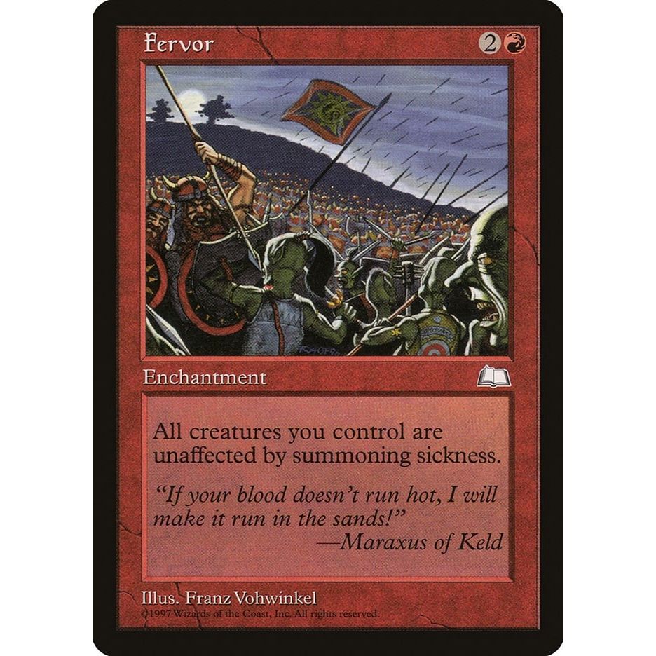 Image for Fervor (WTH) - Magic: The Gathering