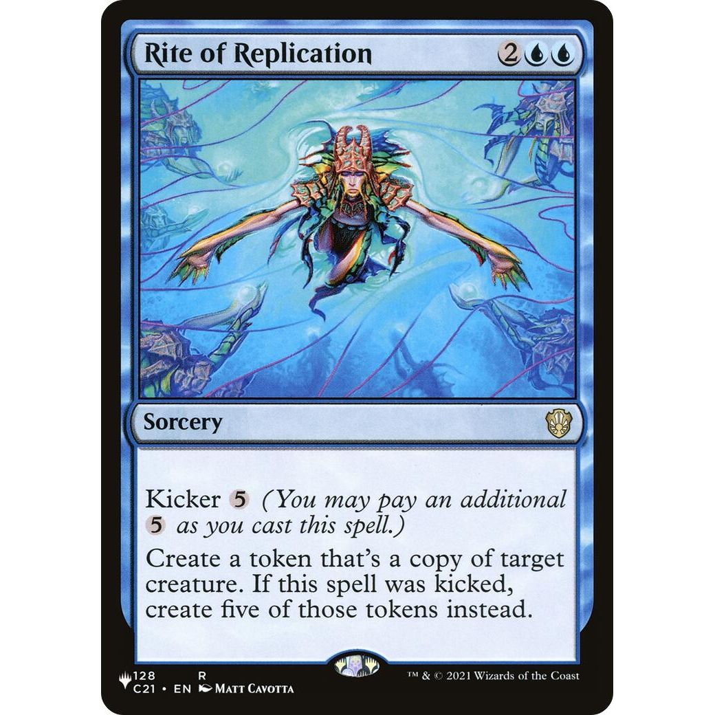 Image for Rite of Replication (C21) (128/081) (LIST) - Magic: The Gathering