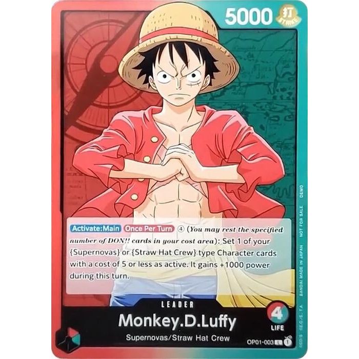 Image for Monkey.D.Luffy (003) (OP01-003) (OPDD) - One Piece Card Game