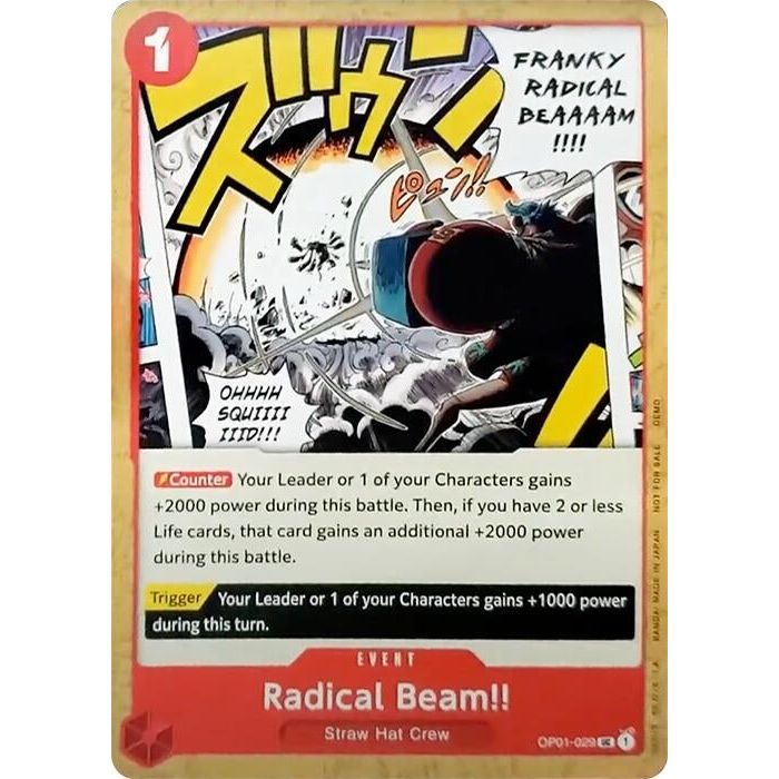 Image for Radical Beam!! (OP01-029) (OPDD) - One Piece Card Game
