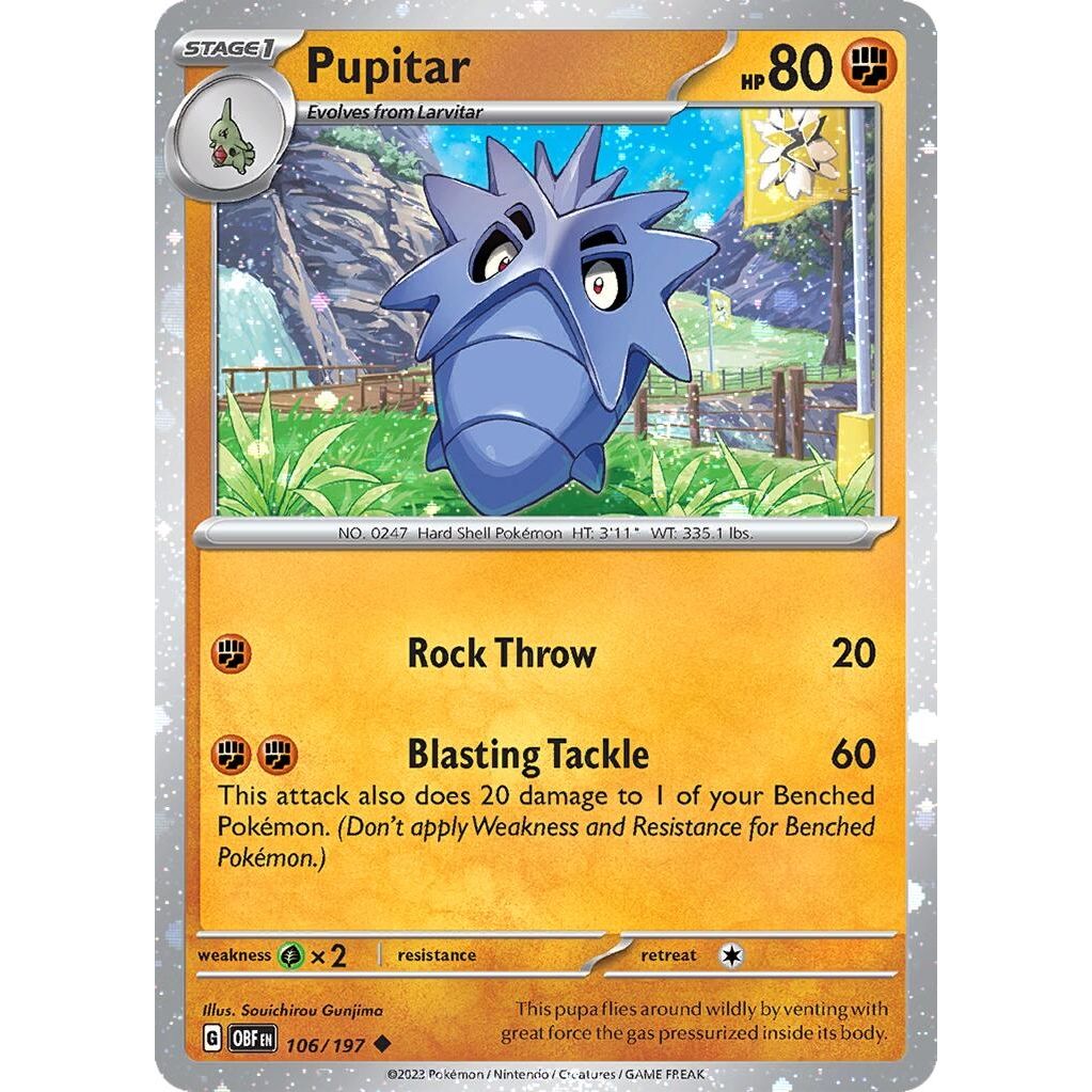 Image for Pupitar - 106/197 (Cosmos Holo) (106/197) (MCAP) - Pokemon