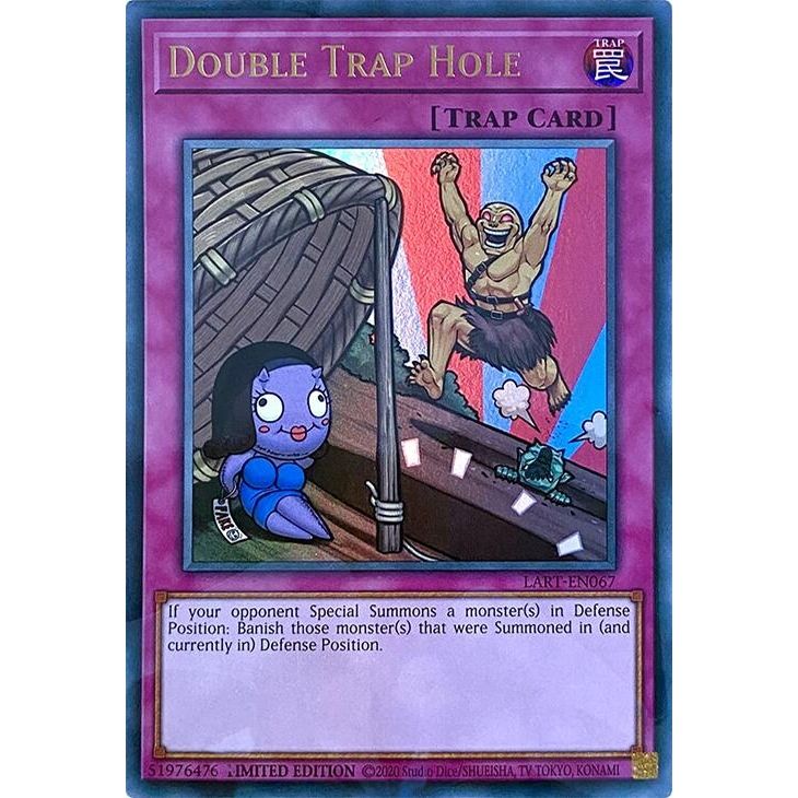 Image for Double Trap Hole (LART-EN067) (LART) - YuGiOh
