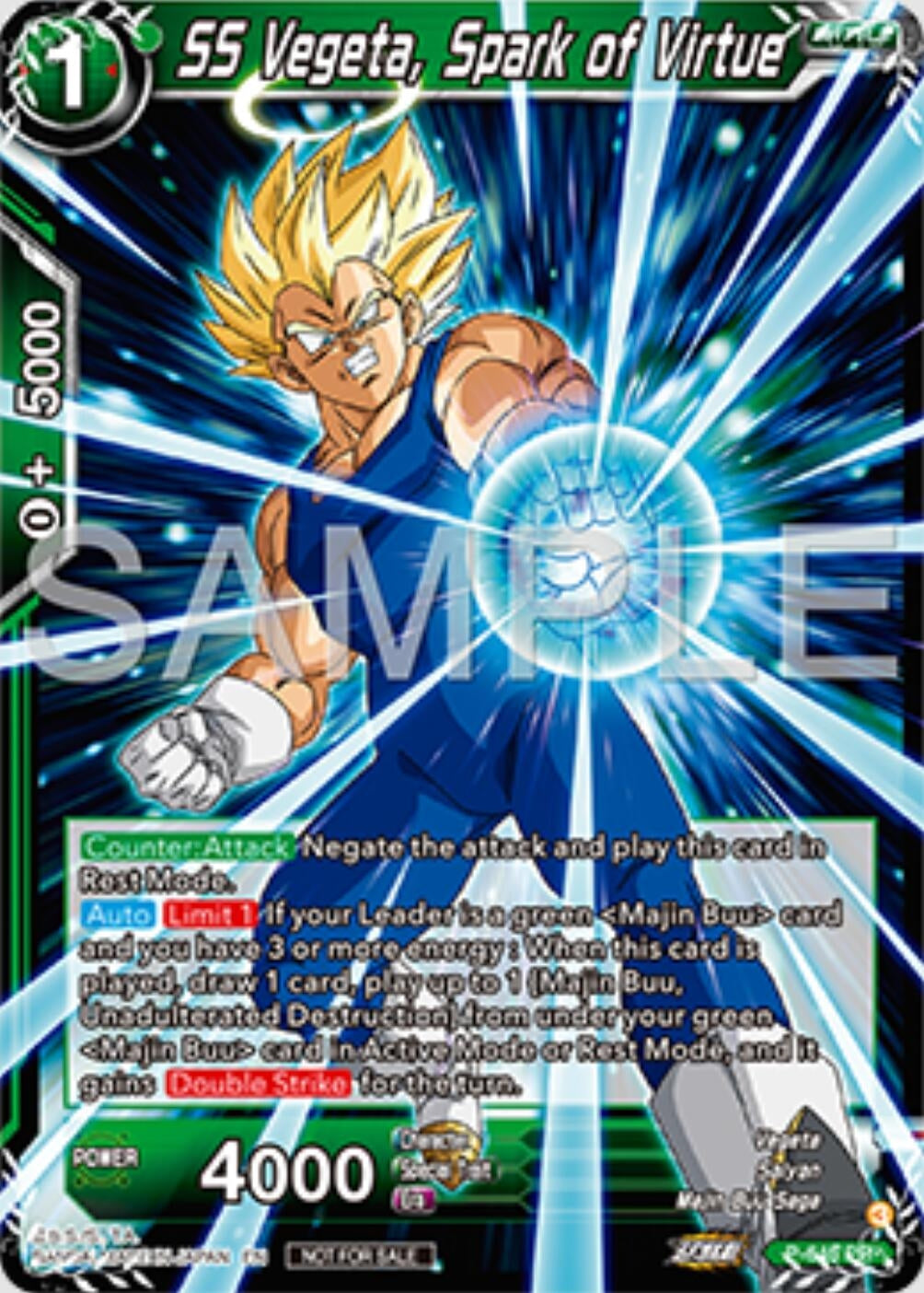 Image for SS Vegeta, Spark of Virtue (P-645) (TPR) - Dragon Ball Super: Masters