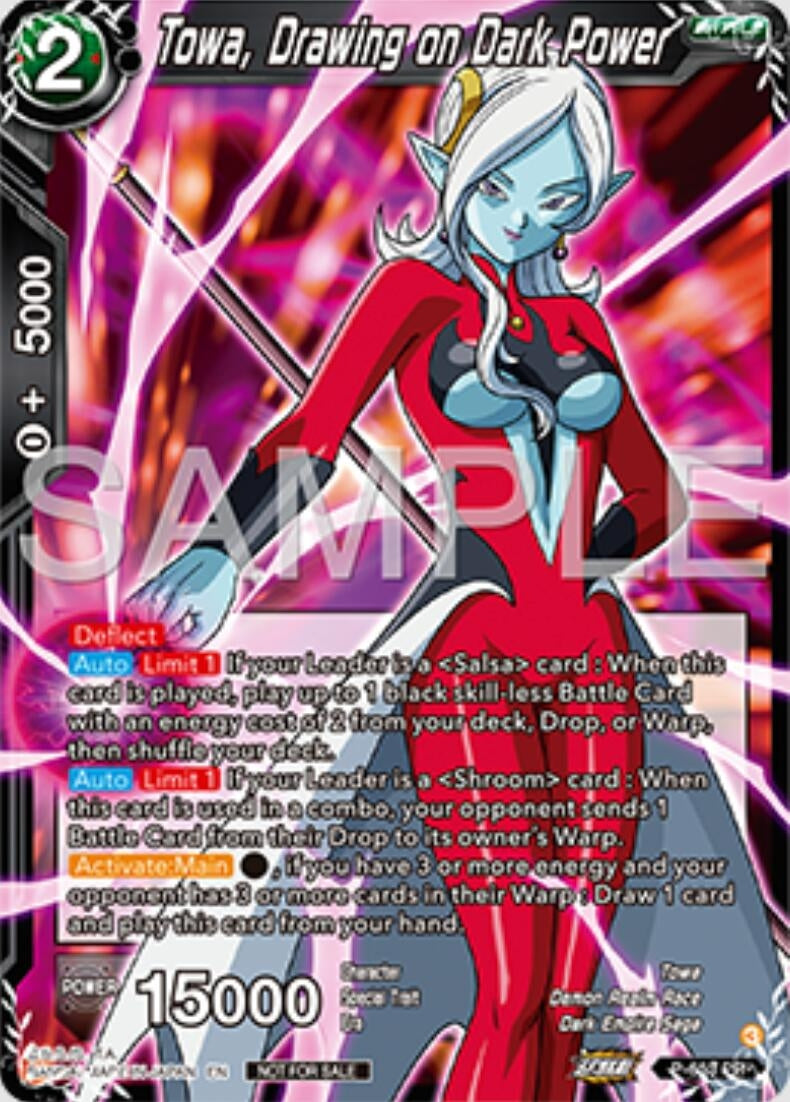 Image for Towa, Drawing on Dark Power (P-653) (TPR) - Dragon Ball Super: Masters