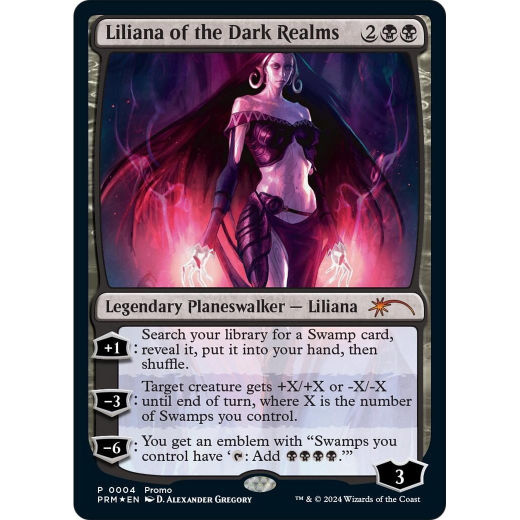 Image for Liliana of the Dark Realms (4) (MEDIA) - Magic: The Gathering