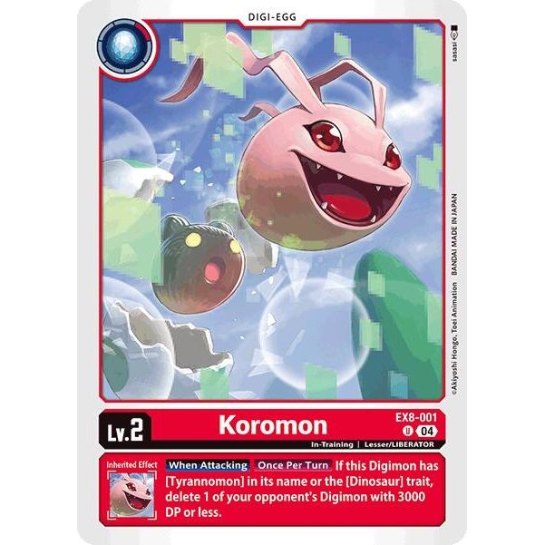 Image for Koromon (EX8-001 U) - Digimon Card Game
