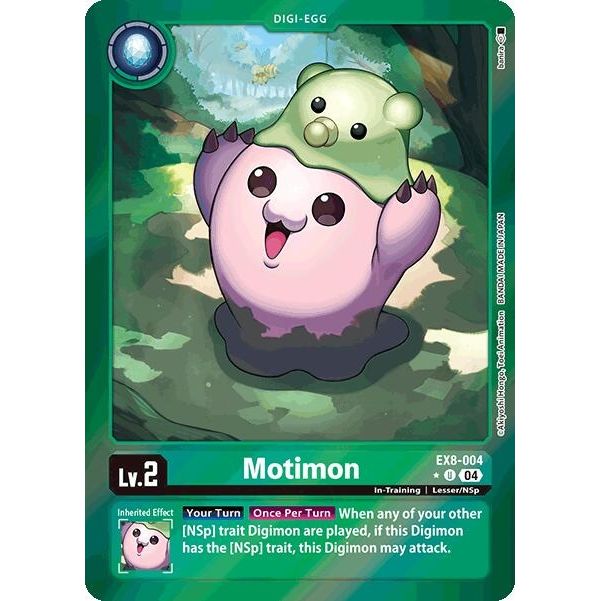 Image for Motimon (Limited Foil) (EX8-004 U) - Digimon Card Game