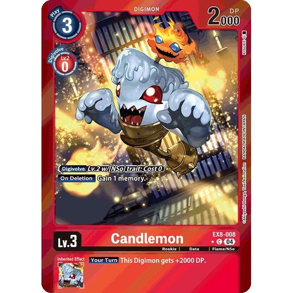Image for Candlemon (Limited Foil) (EX8-008 C) - Digimon Card Game