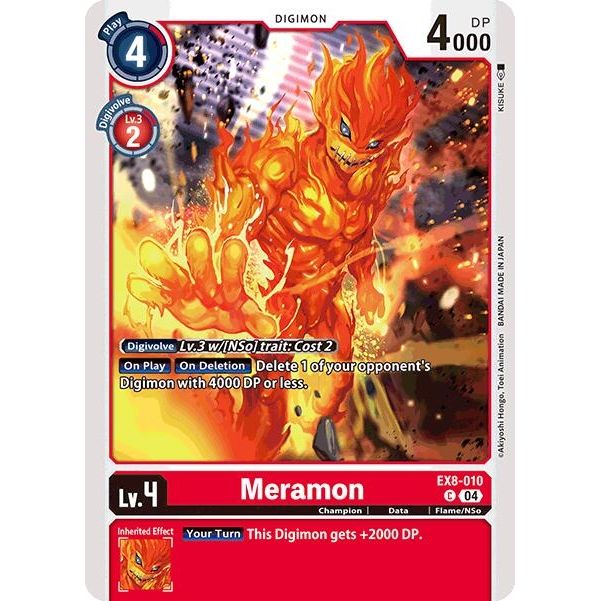 Image for Meramon (EX8-010 C) - Digimon Card Game