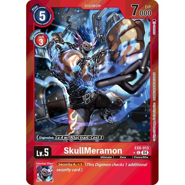 Image for SkullMeramon (Limited Foil) (EX8-013 C) - Digimon Card Game