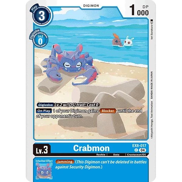 Image for Crabmon (EX8-017 C) - Digimon Card Game
