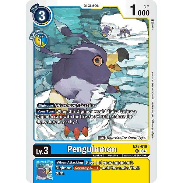 Image for Penguinmon (EX8-019 C) - Digimon Card Game
