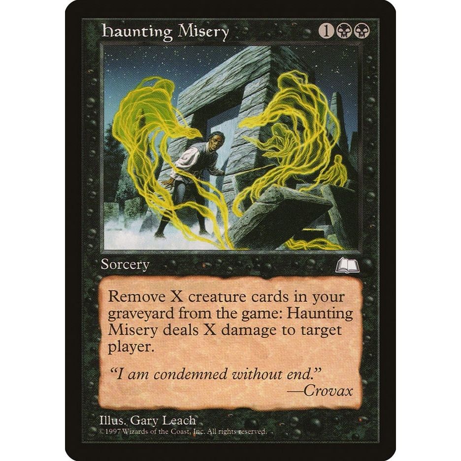Image for Haunting Misery (WTH) - Magic: The Gathering