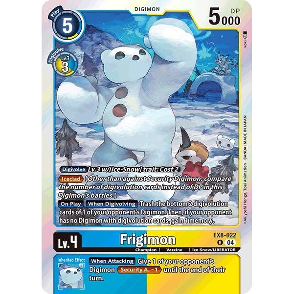 Image for Frigimon (EX8-022 R) - Digimon Card Game