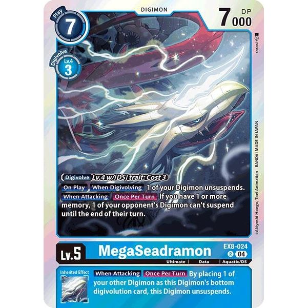 Image for MegaSeadramon (EX8-024 R) - Digimon Card Game