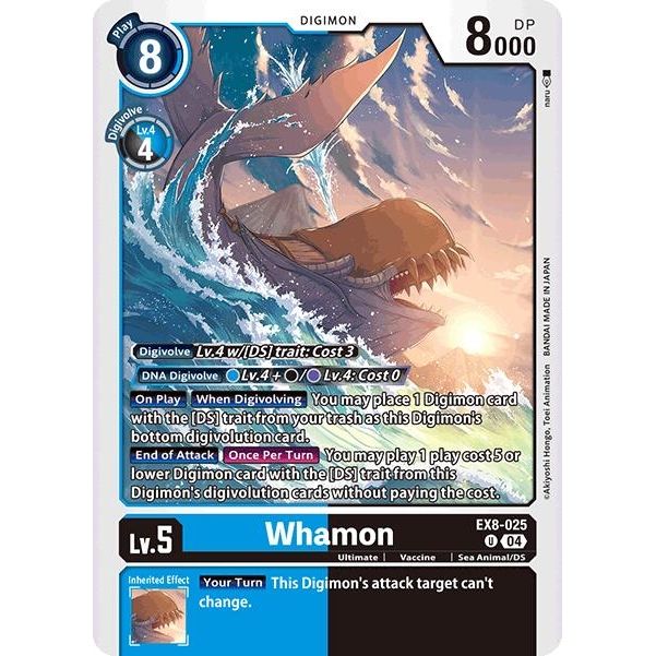 Image for Whamon (EX8-025 U) - Digimon Card Game