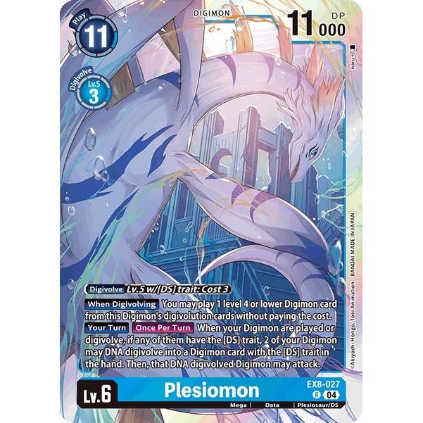 Image for Plesiomon (EX8-027 R) - Digimon Card Game