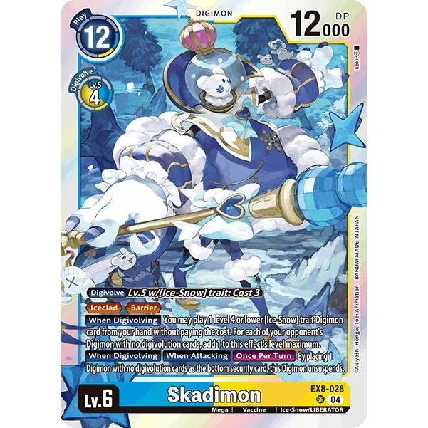 Image for Skadimon (EX8-028 SR) - Digimon Card Game