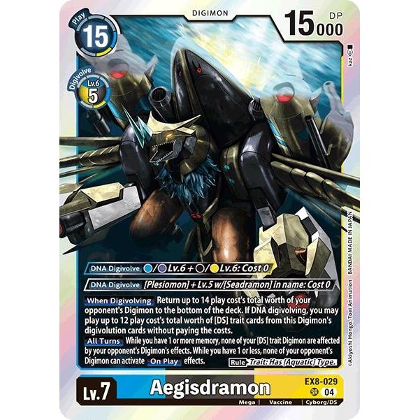 Image for Aegisdramon (EX8-029 SR) - Digimon Card Game