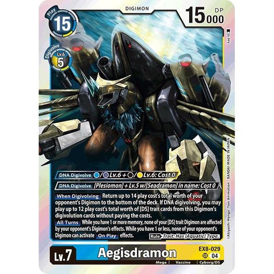 Image for Aegisdramon (EX8-029 SR) - Digimon Card Game