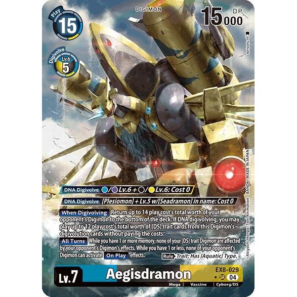 Image for Aegisdramon (Alternate Art) (EX8-029 SR) - Digimon Card Game