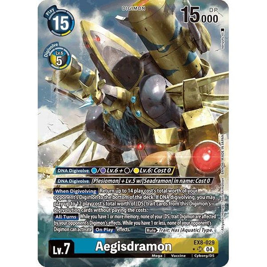 Image for Aegisdramon (Alternate Art) (EX8-029 SR) - Digimon Card Game