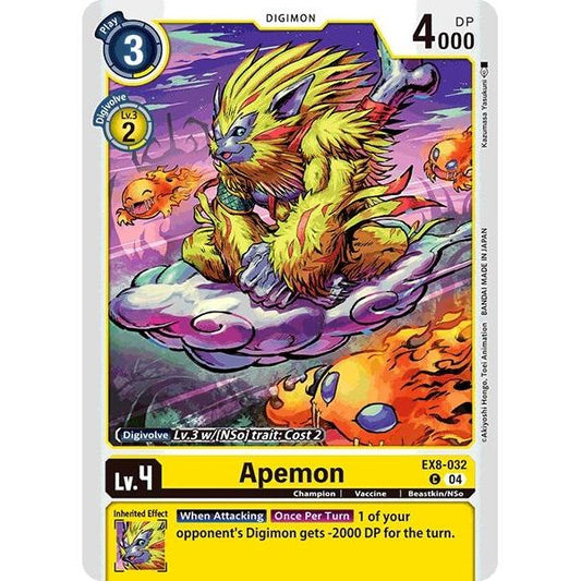Image for Apemon (EX8-032 C) - Digimon Card Game