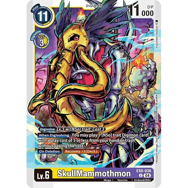 Image for SkullMammothmon (EX8-036 U) - Digimon Card Game